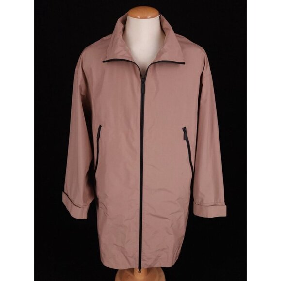 A. A. Spectrum Handre Taffeta Coat Size XXS Mens Mocca $1380 - Picture 2 of 16